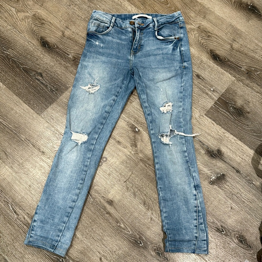 Zara Ripped Skinny Jean